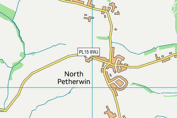 PL15 8WJ map - OS VectorMap District (Ordnance Survey)