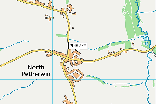 PL15 8XE map - OS VectorMap District (Ordnance Survey)