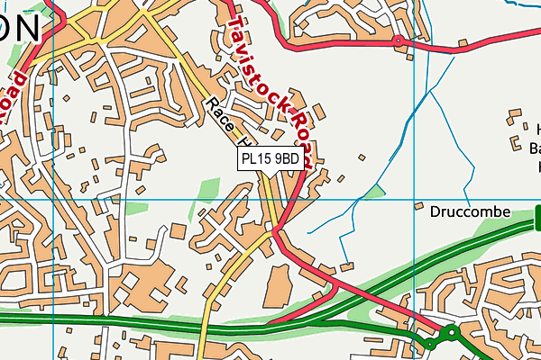 PL15 9BD map - OS VectorMap District (Ordnance Survey)