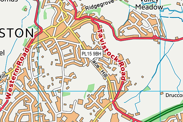 PL15 9BH map - OS VectorMap District (Ordnance Survey)