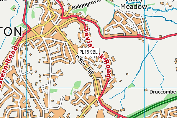 PL15 9BL map - OS VectorMap District (Ordnance Survey)