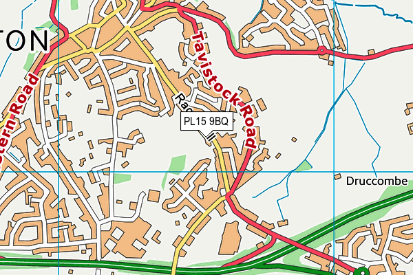 PL15 9BQ map - OS VectorMap District (Ordnance Survey)