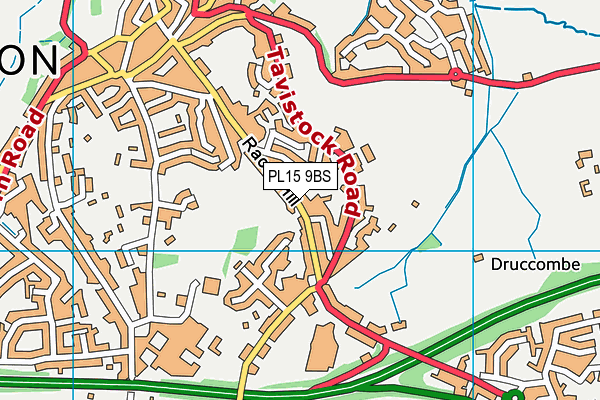 PL15 9BS map - OS VectorMap District (Ordnance Survey)