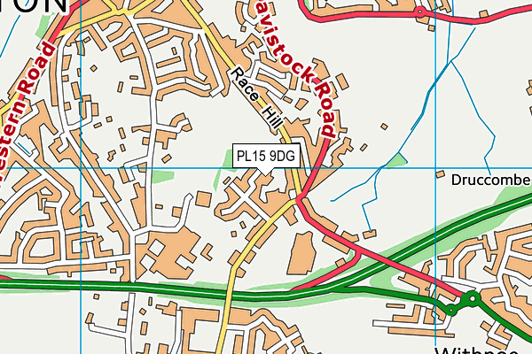 PL15 9DG map - OS VectorMap District (Ordnance Survey)