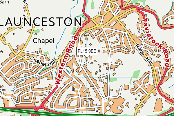 PL15 9EE map - OS VectorMap District (Ordnance Survey)