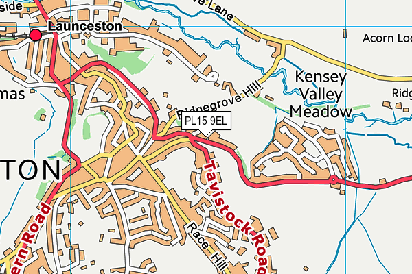 PL15 9EL map - OS VectorMap District (Ordnance Survey)