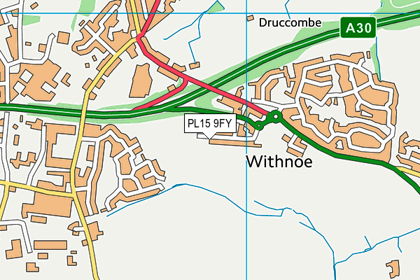 PL15 9FY map - OS VectorMap District (Ordnance Survey)