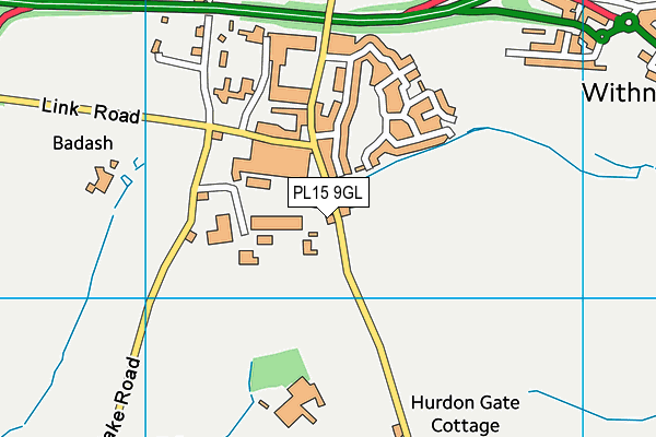 PL15 9GL map - OS VectorMap District (Ordnance Survey)