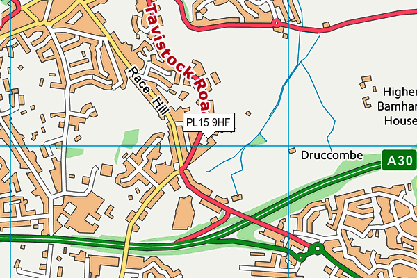 PL15 9HF map - OS VectorMap District (Ordnance Survey)