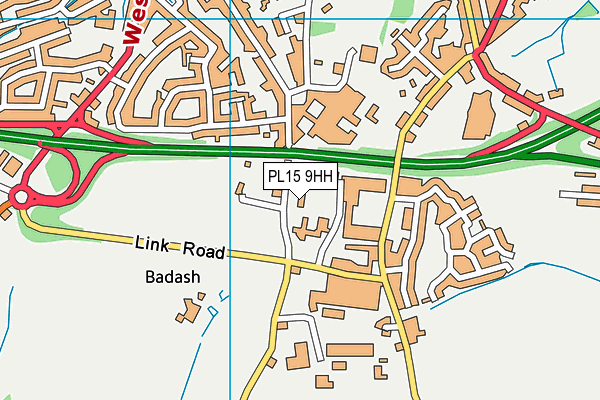 PL15 9HH map - OS VectorMap District (Ordnance Survey)