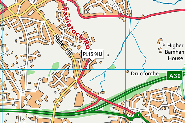 PL15 9HJ map - OS VectorMap District (Ordnance Survey)