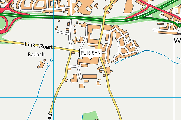 PL15 9HN map - OS VectorMap District (Ordnance Survey)