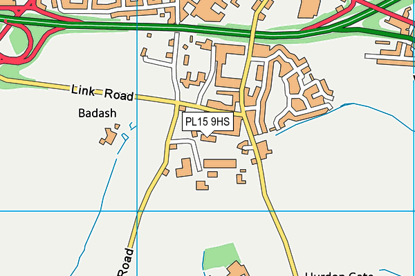 PL15 9HS map - OS VectorMap District (Ordnance Survey)