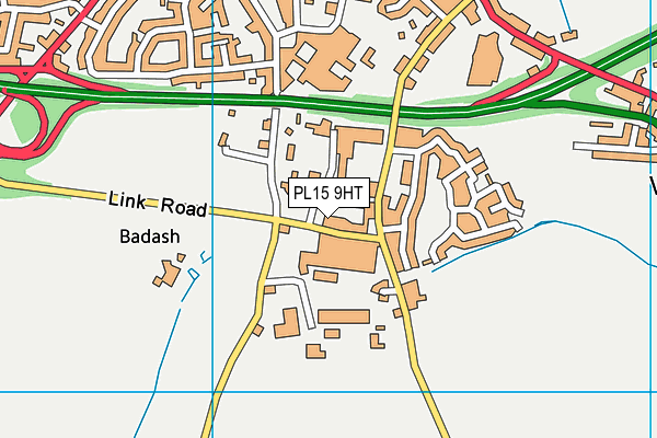 PL15 9HT map - OS VectorMap District (Ordnance Survey)