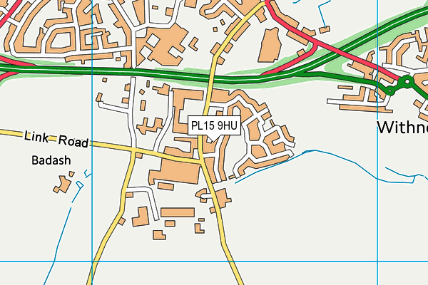 PL15 9HU map - OS VectorMap District (Ordnance Survey)