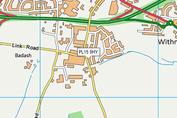 PL15 9HY map - OS VectorMap District (Ordnance Survey)