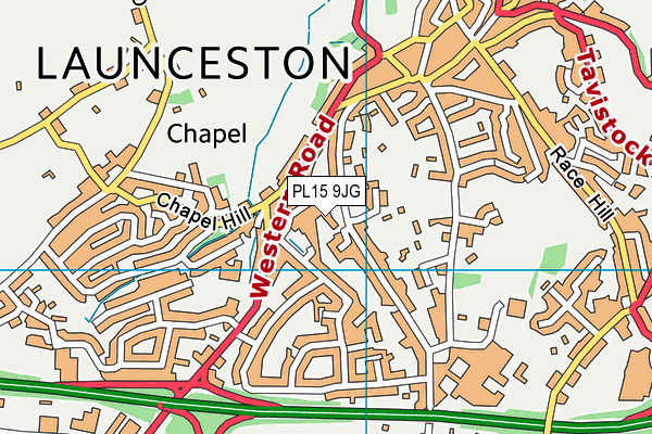 PL15 9JG map - OS VectorMap District (Ordnance Survey)