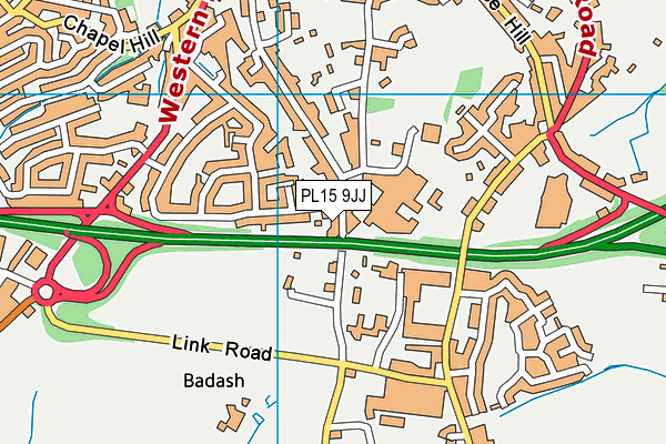 PL15 9JJ map - OS VectorMap District (Ordnance Survey)