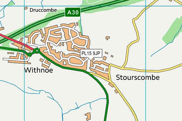 PL15 9JP map - OS VectorMap District (Ordnance Survey)