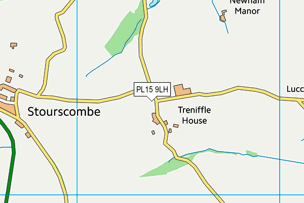 PL15 9LH map - OS VectorMap District (Ordnance Survey)