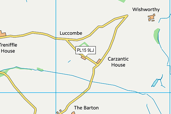 PL15 9LJ map - OS VectorMap District (Ordnance Survey)