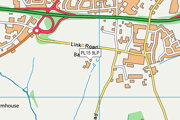 PL15 9LP map - OS VectorMap District (Ordnance Survey)