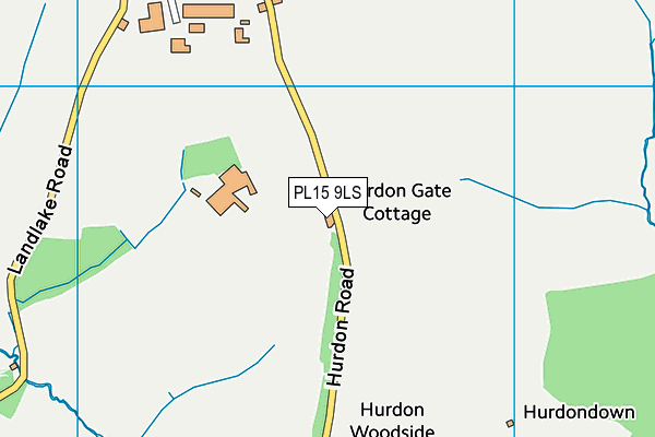 PL15 9LS map - OS VectorMap District (Ordnance Survey)