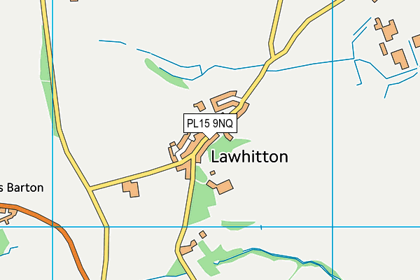 PL15 9NQ map - OS VectorMap District (Ordnance Survey)