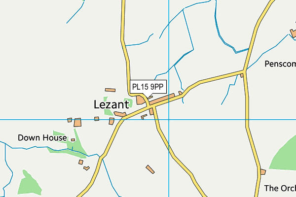 PL15 9PP map - OS VectorMap District (Ordnance Survey)