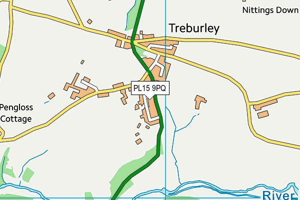 PL15 9PQ map - OS VectorMap District (Ordnance Survey)