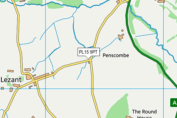 PL15 9PT map - OS VectorMap District (Ordnance Survey)