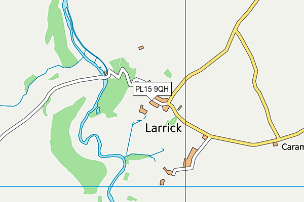 PL15 9QH map - OS VectorMap District (Ordnance Survey)