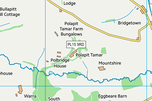 PL15 9RD map - OS VectorMap District (Ordnance Survey)