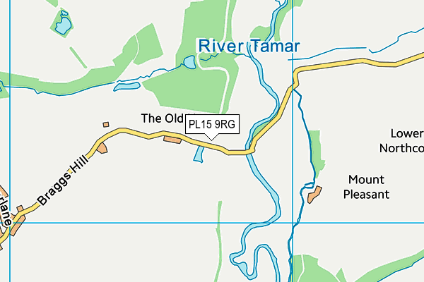 PL15 9RG map - OS VectorMap District (Ordnance Survey)