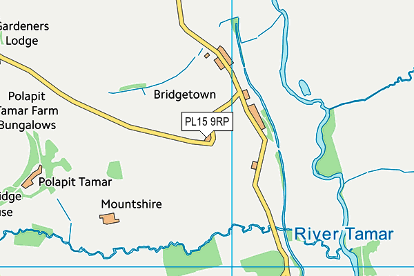 PL15 9RP map - OS VectorMap District (Ordnance Survey)