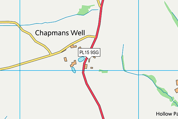 PL15 9SG map - OS VectorMap District (Ordnance Survey)