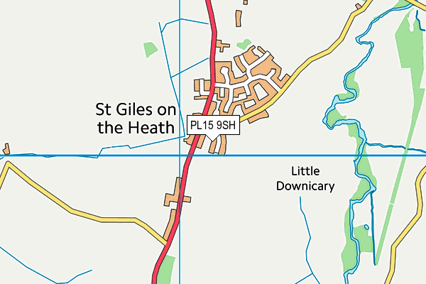 PL15 9SH map - OS VectorMap District (Ordnance Survey)