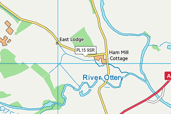 PL15 9SR map - OS VectorMap District (Ordnance Survey)