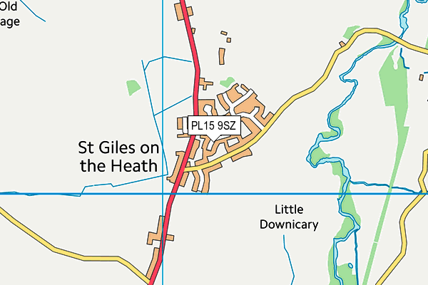 PL15 9SZ map - OS VectorMap District (Ordnance Survey)