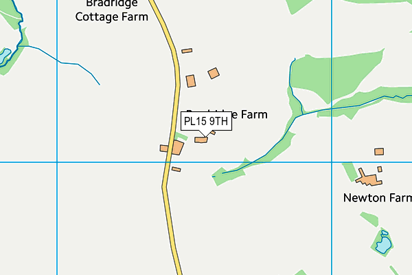 PL15 9TH map - OS VectorMap District (Ordnance Survey)