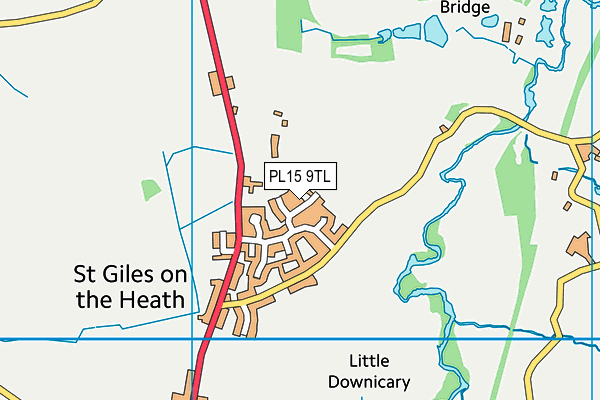 PL15 9TL map - OS VectorMap District (Ordnance Survey)