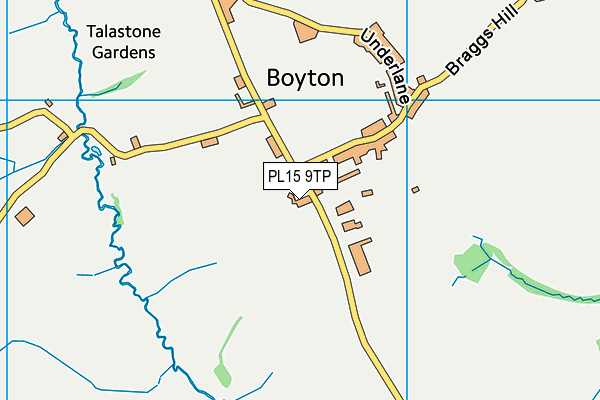 PL15 9TP map - OS VectorMap District (Ordnance Survey)