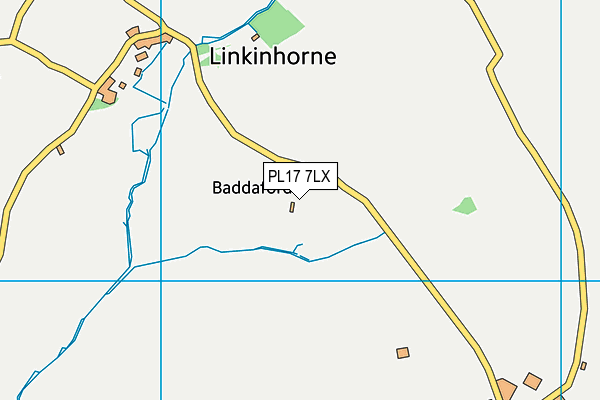 PL17 7LX map - OS VectorMap District (Ordnance Survey)