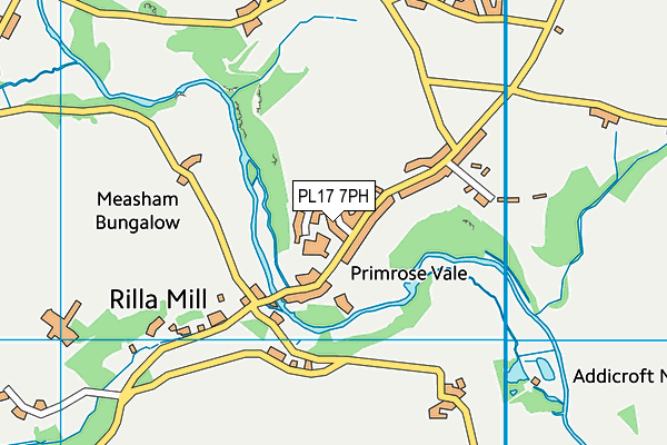 PL17 7PH map - OS VectorMap District (Ordnance Survey)