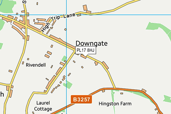 PL17 8HJ map - OS VectorMap District (Ordnance Survey)