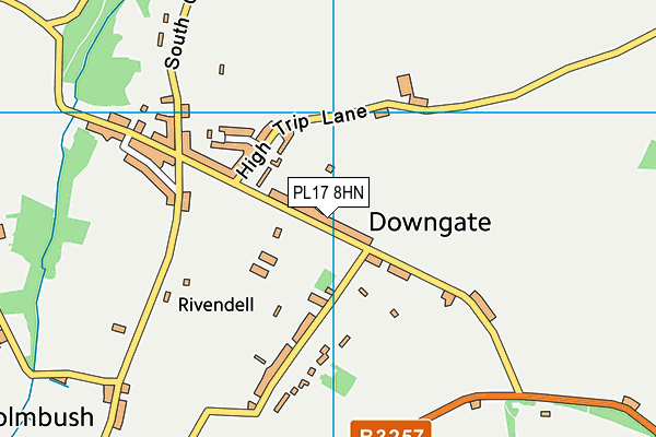 PL17 8HN map - OS VectorMap District (Ordnance Survey)