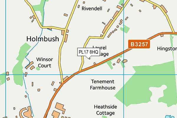 PL17 8HQ map - OS VectorMap District (Ordnance Survey)