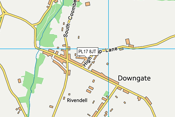 PL17 8JT map - OS VectorMap District (Ordnance Survey)