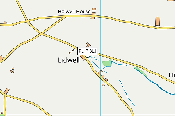 PL17 8LJ map - OS VectorMap District (Ordnance Survey)