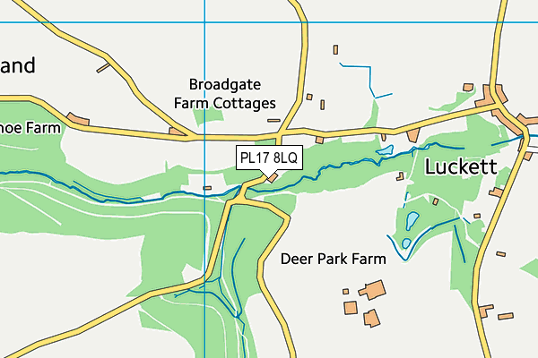 PL17 8LQ map - OS VectorMap District (Ordnance Survey)